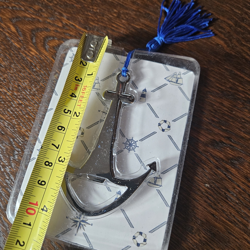 Silver Anchor Wall Ornament - Picture 5 of 5